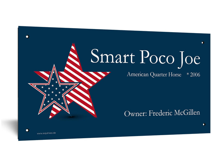 Boxenschild "Concho" - EQUIMEA