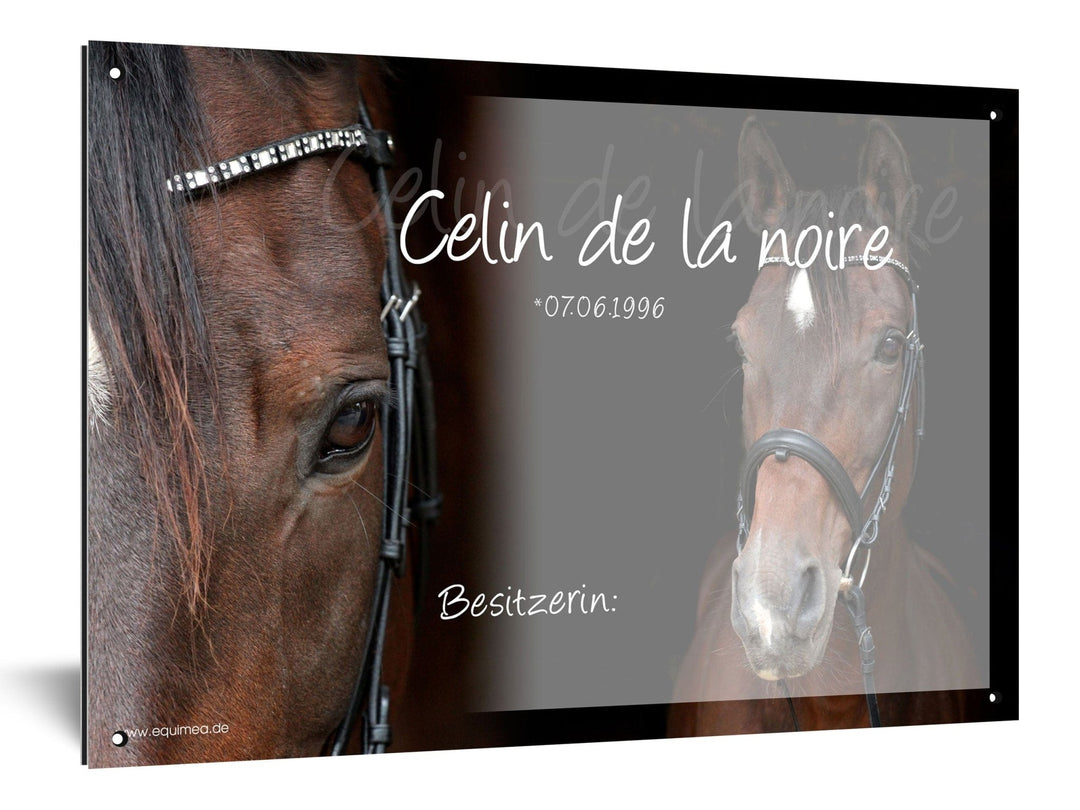 Boxenschild "Cremello" - EQUIMEA