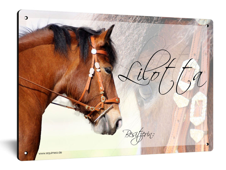 Boxenschild "Cremello" - EQUIMEA