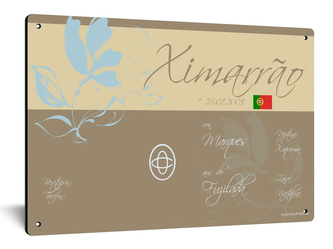Boxenschild "Grand Prix Kür" - EQUIMEA