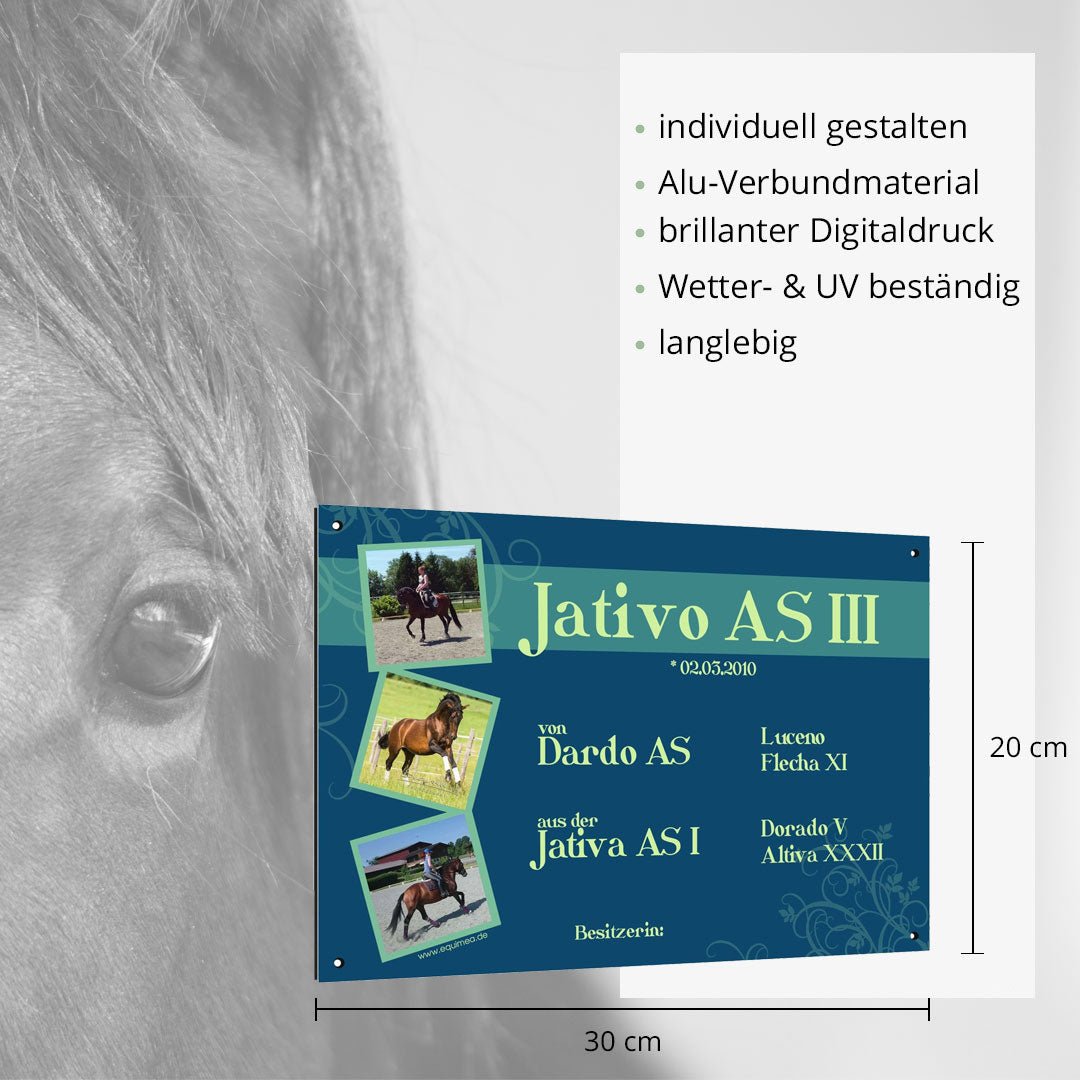 Boxenschild In - Out - EQUIMEA
