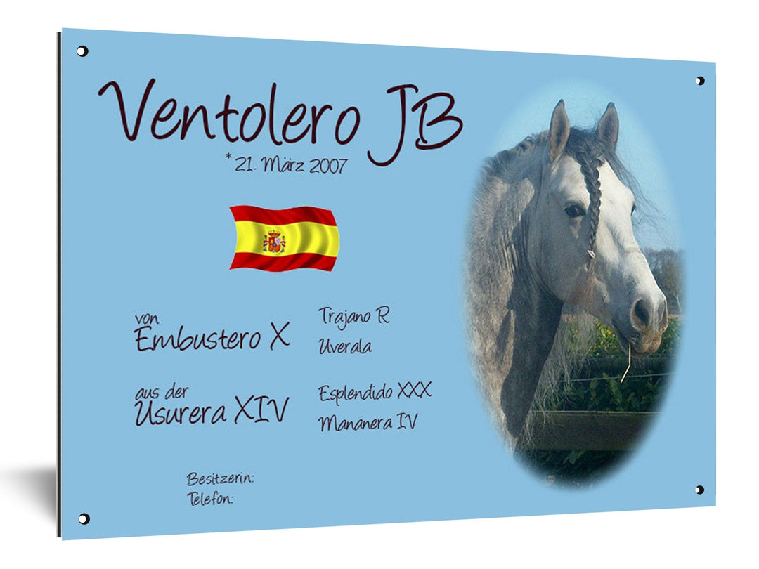 Boxenschild "Levade" - EQUIMEA