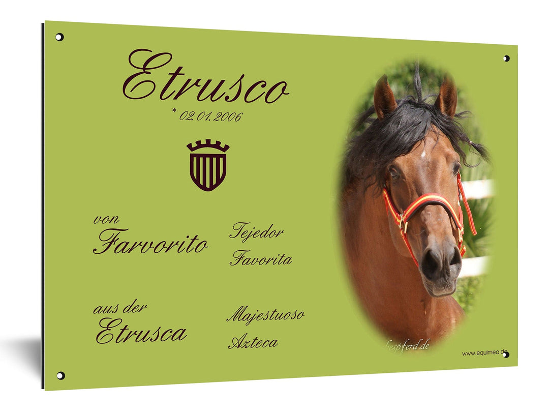 Boxenschild "Levade" - EQUIMEA