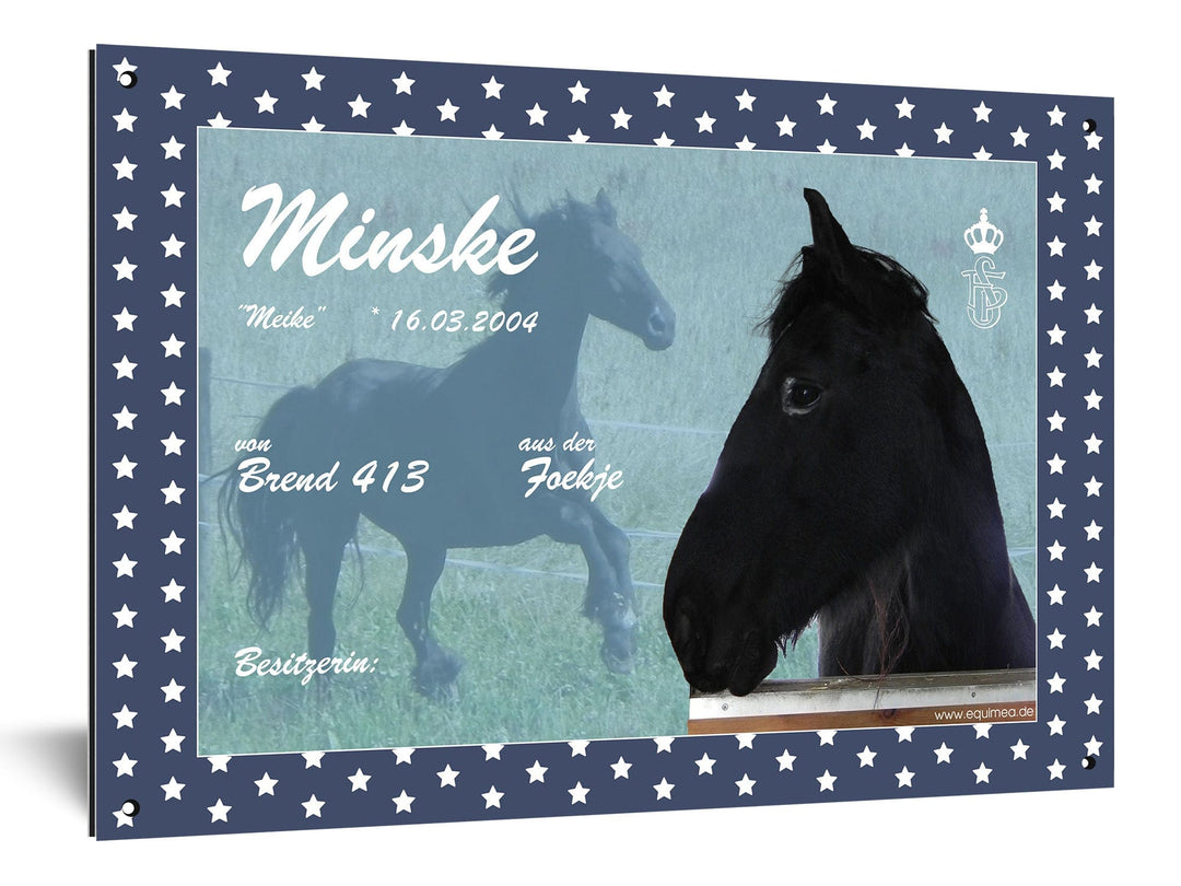 Boxenschild "Little Star" - EQUIMEA