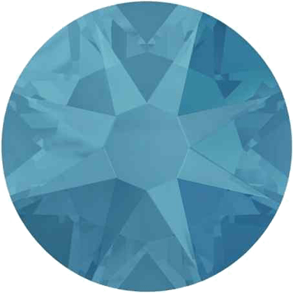 Schildkristall - Set (10 Stk.) "Carribean Blue Opal" - EQUIMEA