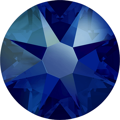 Schildkristall - Set (10 Stk.) "Cobalt Shimmer" - EQUIMEA