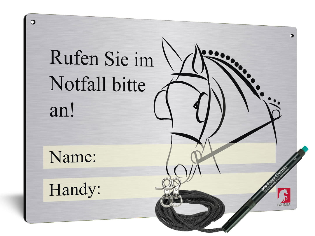 Turnierschild "Fahrpferd" - EQUIMEA