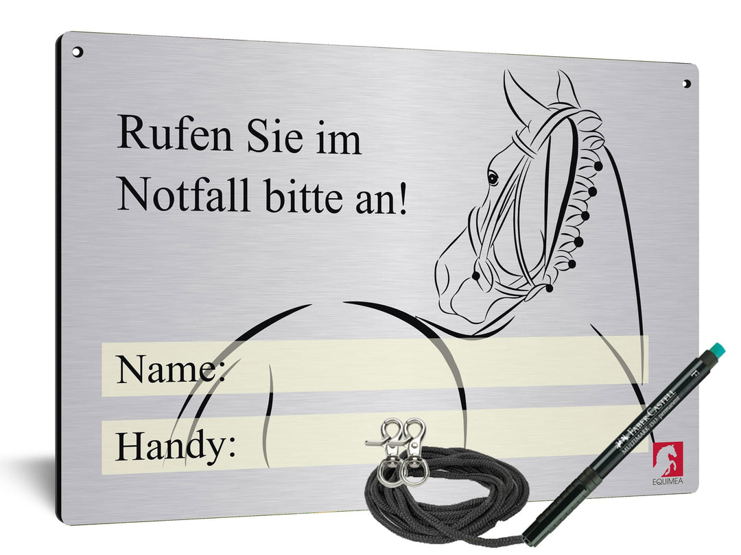 Turnierschild "Hengst" - EQUIMEA