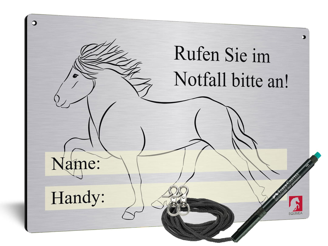 Turnierschild "Isländer" - EQUIMEA