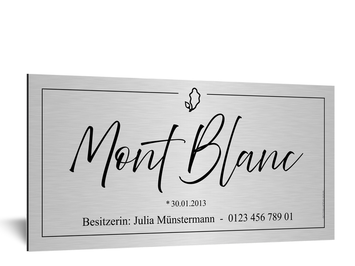 Boxenschild Bellamonte