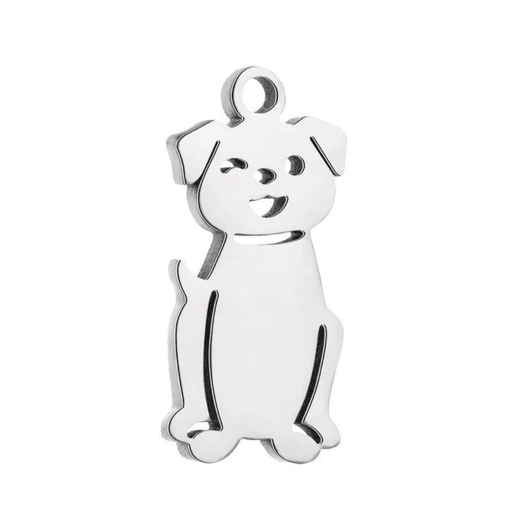 Mini-Charm-Anhänger für Hunde- und Pferdemarken - Hund