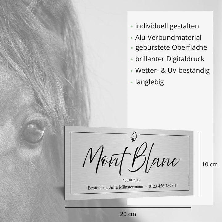Boxenschild Bellamonte - EQUIMEA