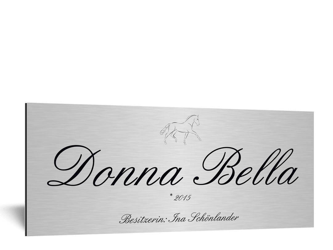 Boxenschild "Brentano" - EQUIMEA