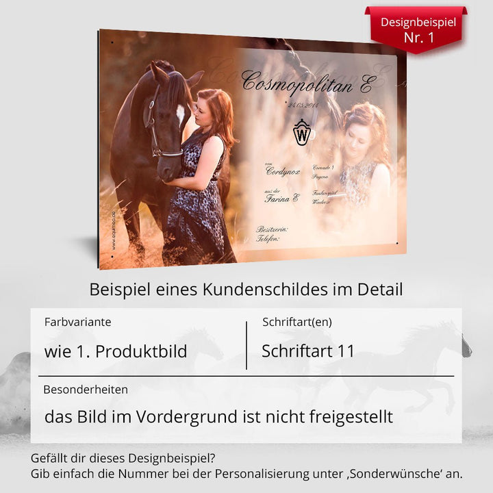 Boxenschild Cremello - EQUIMEA