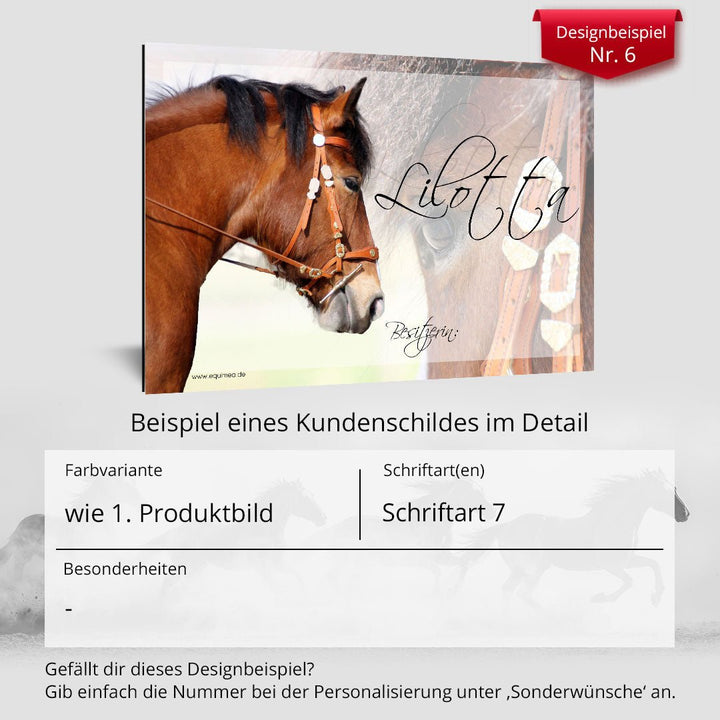 Boxenschild Cremello - EQUIMEA