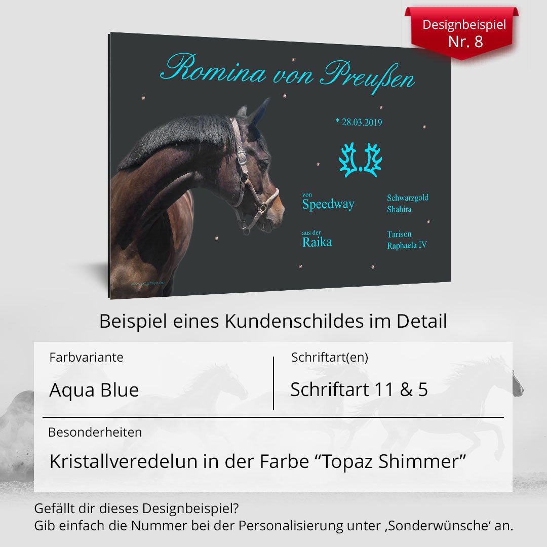 Boxenschild Derby - EQUIMEA