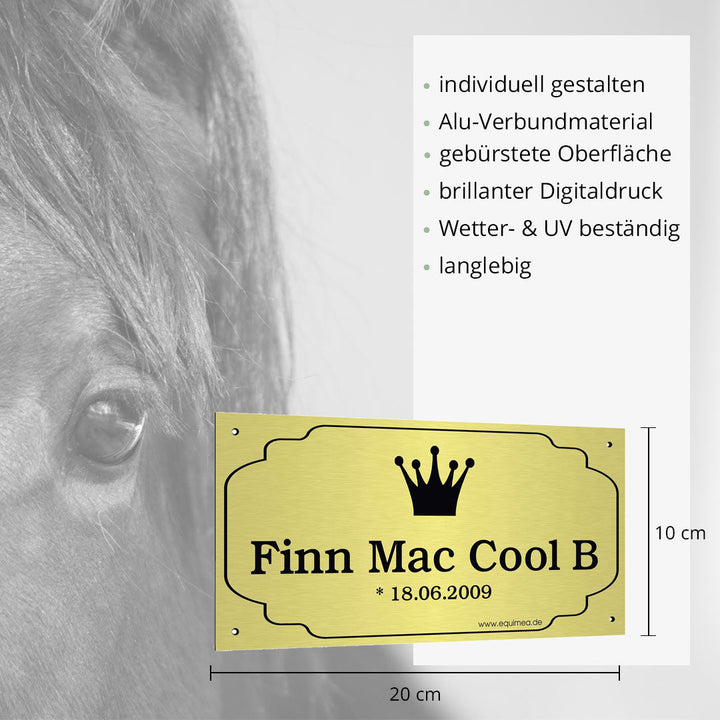 Boxenschild Fiaker - EQUIMEA