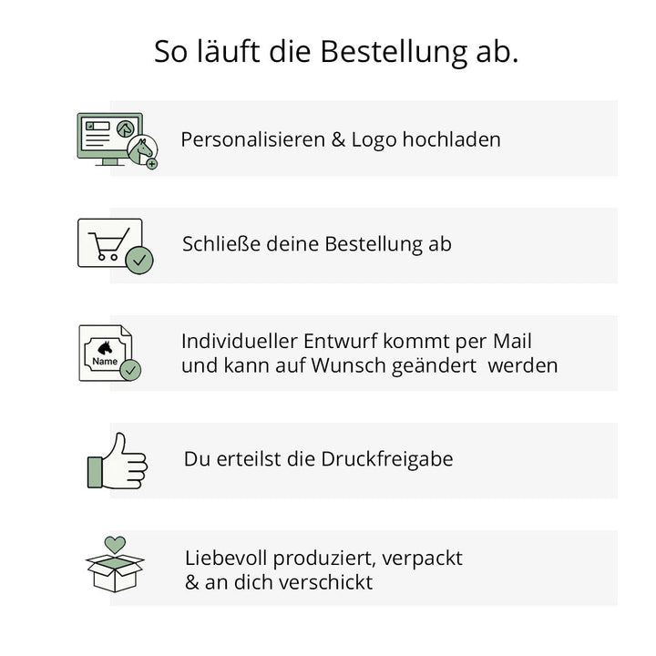 Boxenschild für Pensionsstall, 30 x 20 cm, "Metallic" - EQUIMEA