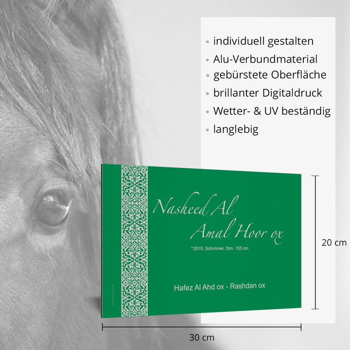 Boxenschild Ghazal - EQUIMEA