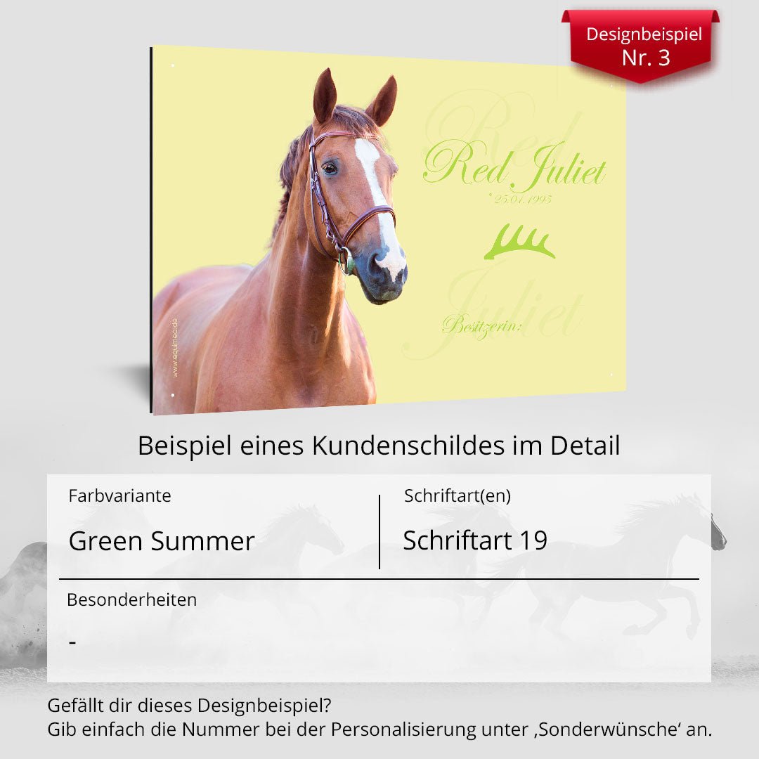 Boxenschild Kandarre - EQUIMEA