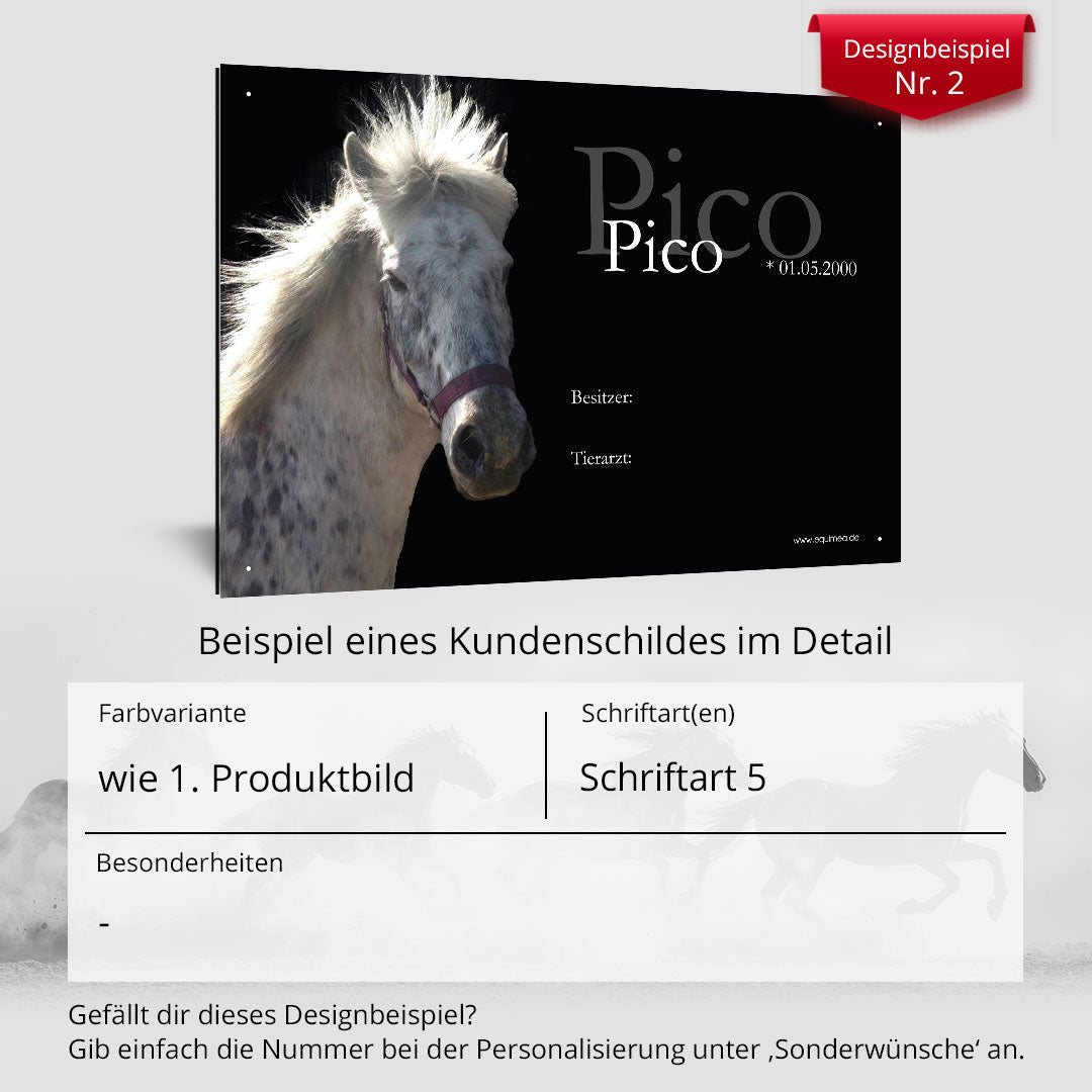 Boxenschild Kandarre - EQUIMEA