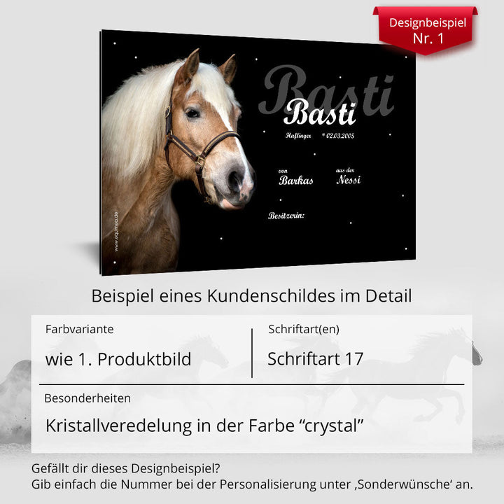Boxenschild Kandarre - EQUIMEA