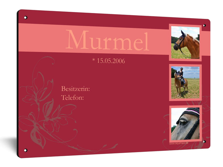 Boxenschild "Kanter" - EQUIMEA