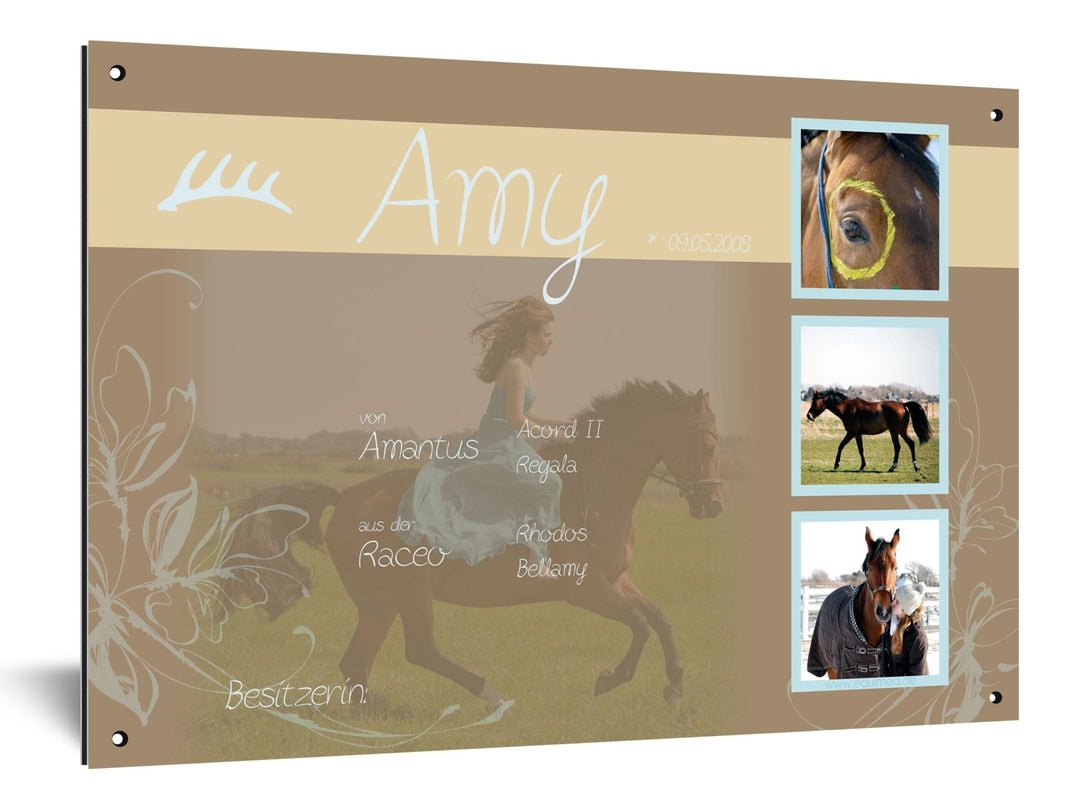 Boxenschild "Kanter" - EQUIMEA