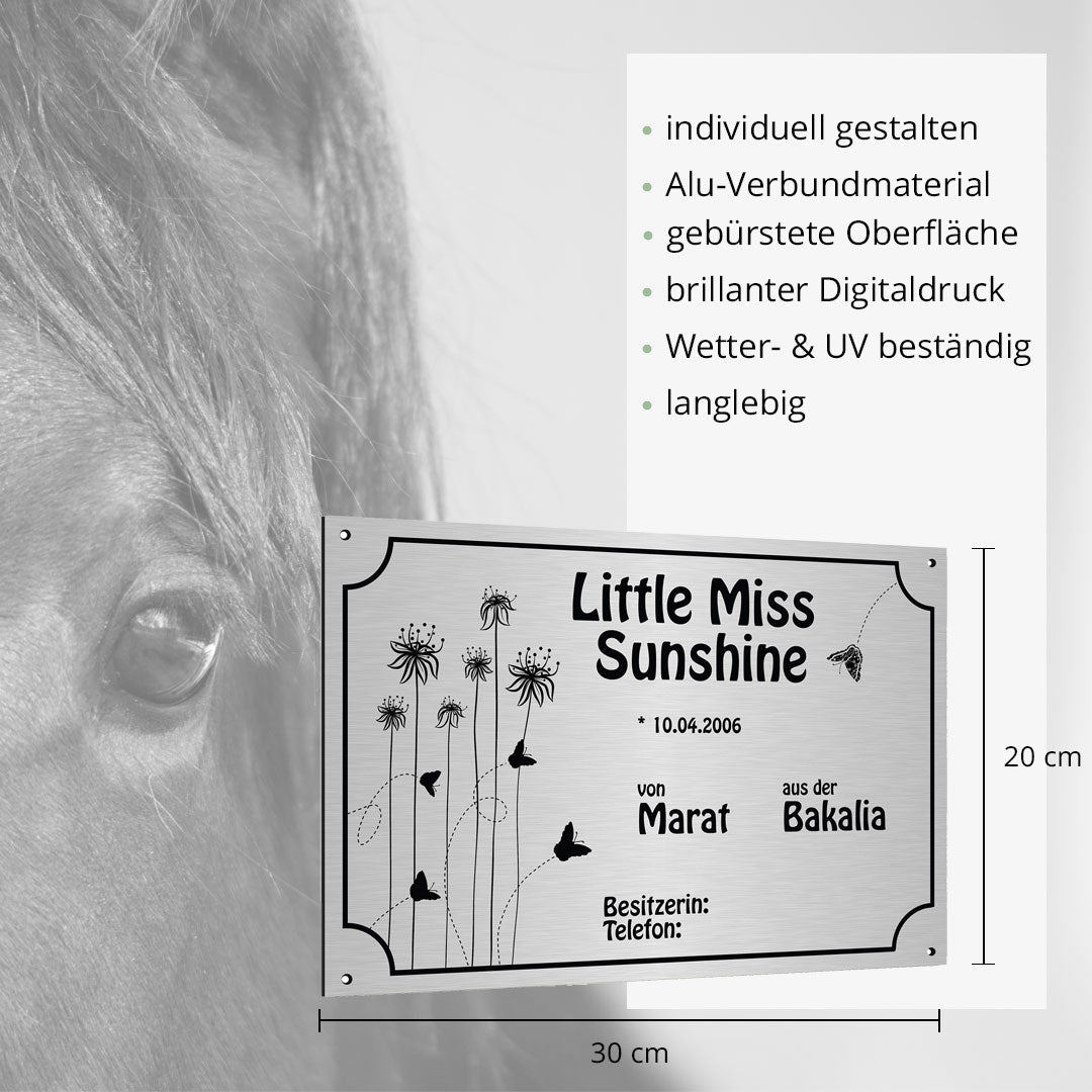 Boxenschild Kapriole - EQUIMEA