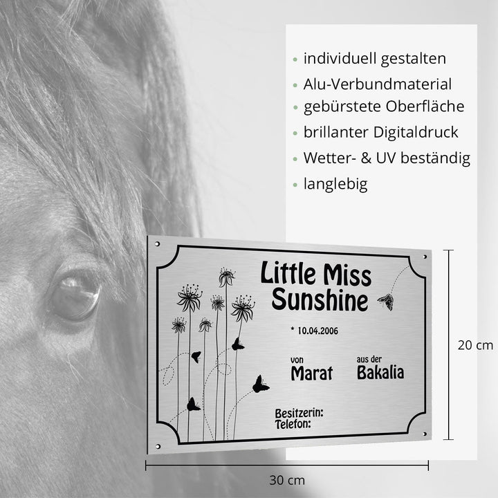 Boxenschild Kapriole - EQUIMEA