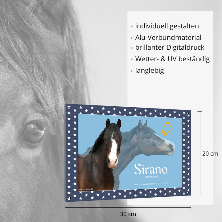 Boxenschild Little Star - EQUIMEA