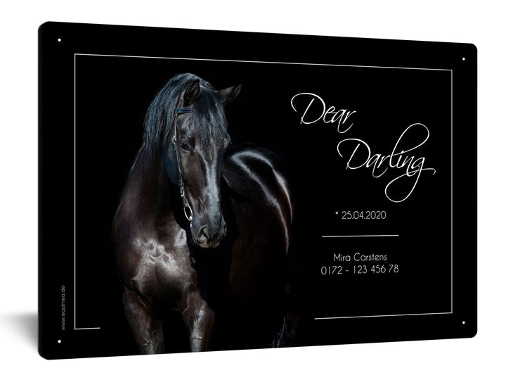 Boxenschild "Morgan" - EQUIMEA