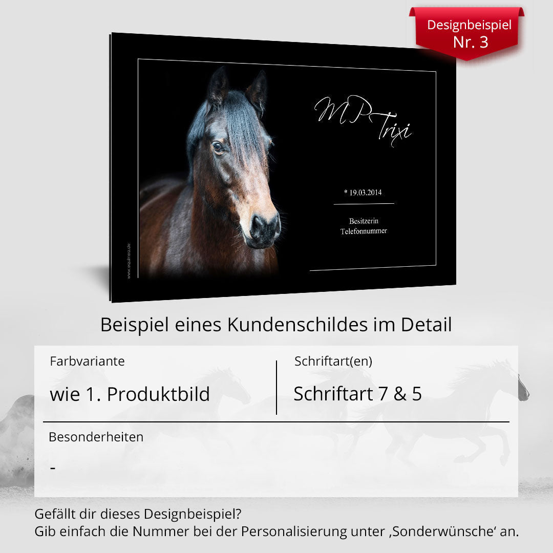 Boxenschild Morgan - EQUIMEA