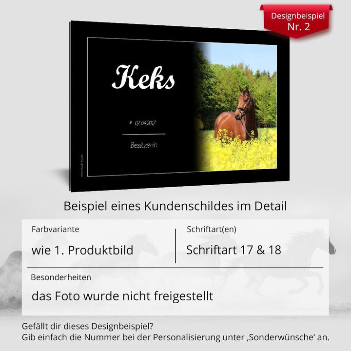 Boxenschild Morgan - EQUIMEA