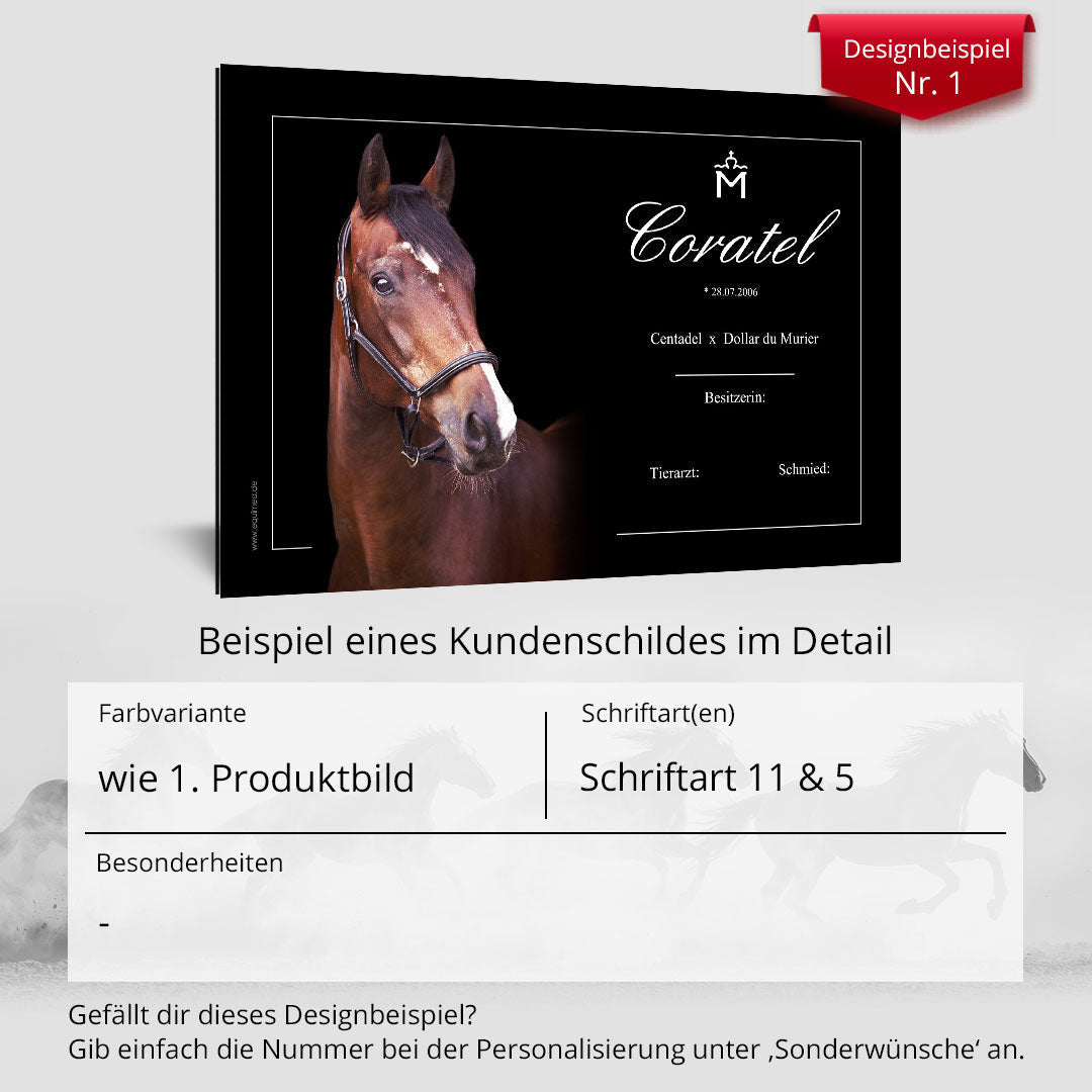 Boxenschild Morgan - EQUIMEA