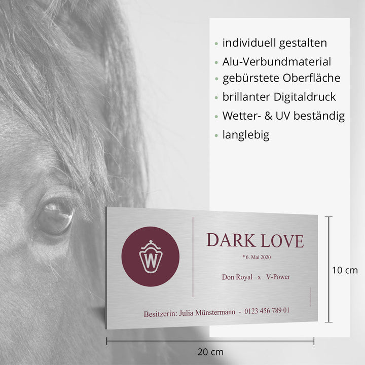 Boxenschild Noblesse - EQUIMEA