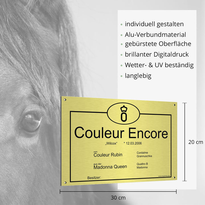 Boxenschild Passage - EQUIMEA