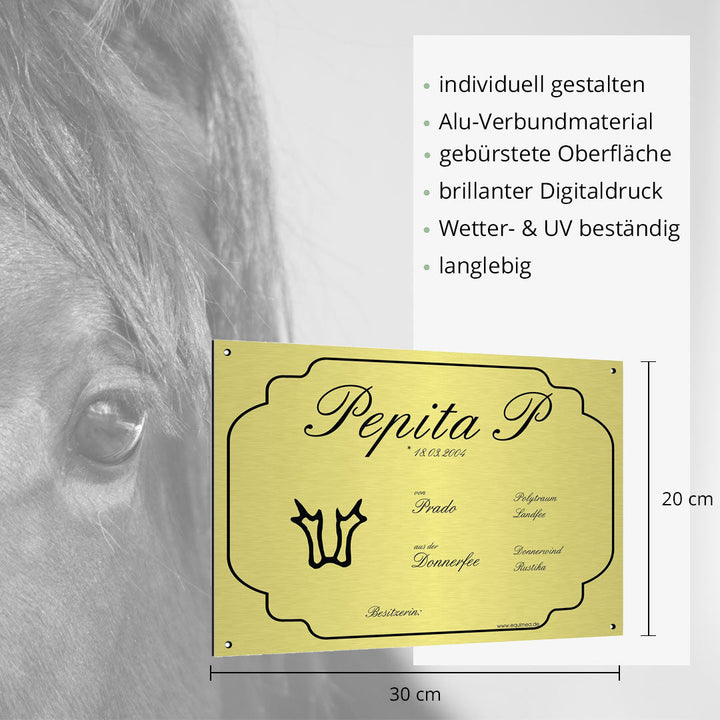 Boxenschild Rack - EQUIMEA