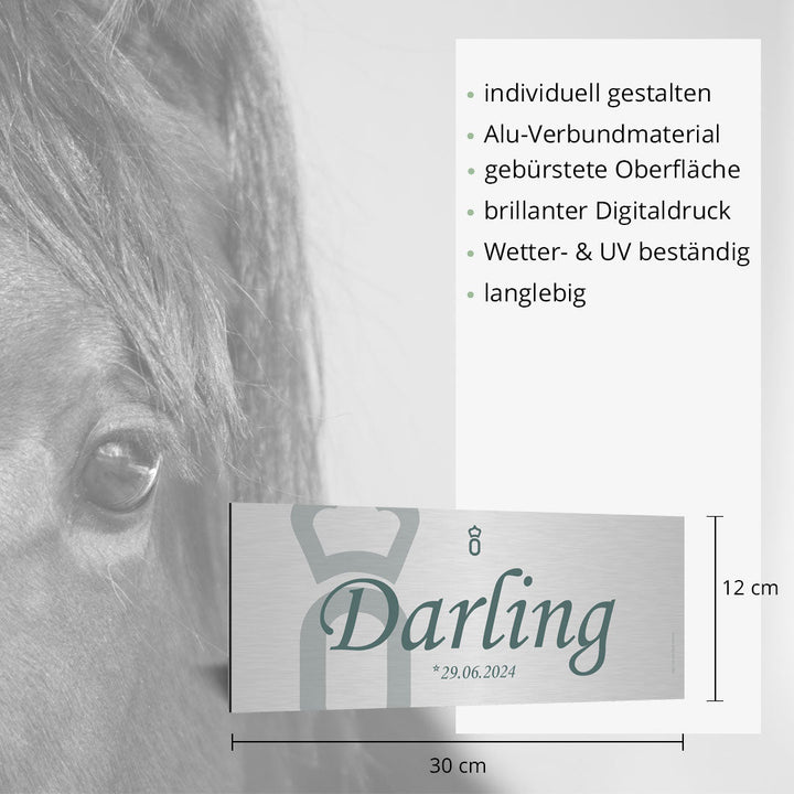 Boxenschild Rohdiamant - EQUIMEA