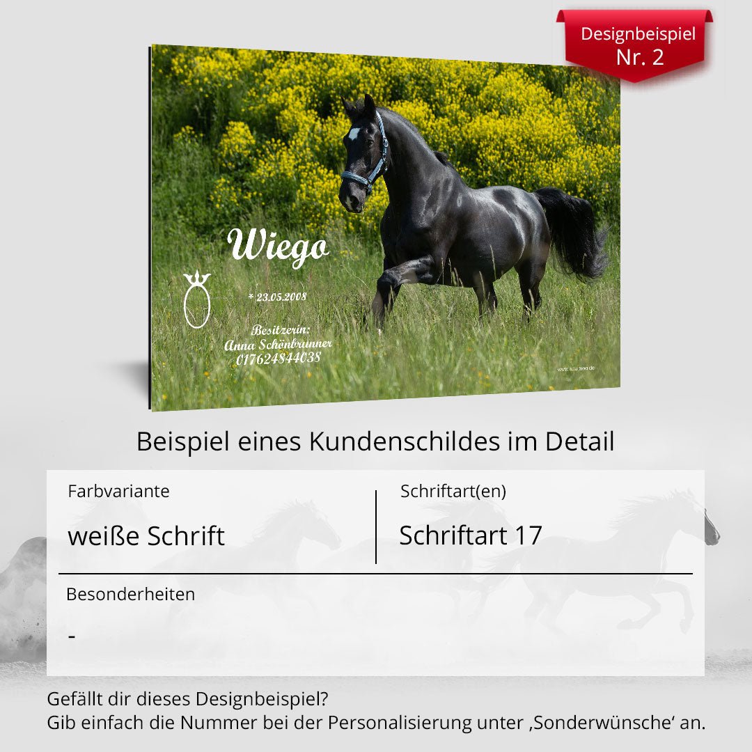 Boxenschild Runvers - EQUIMEA