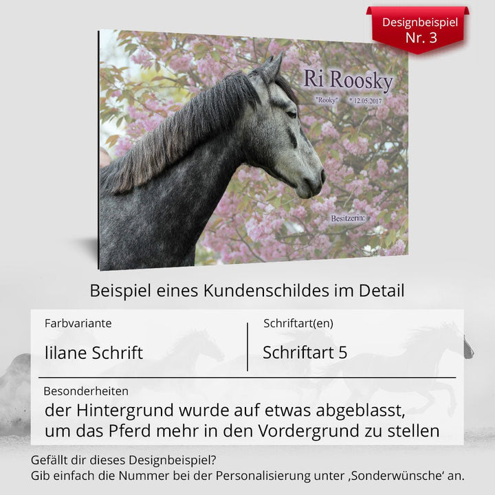 Boxenschild Runvers - EQUIMEA