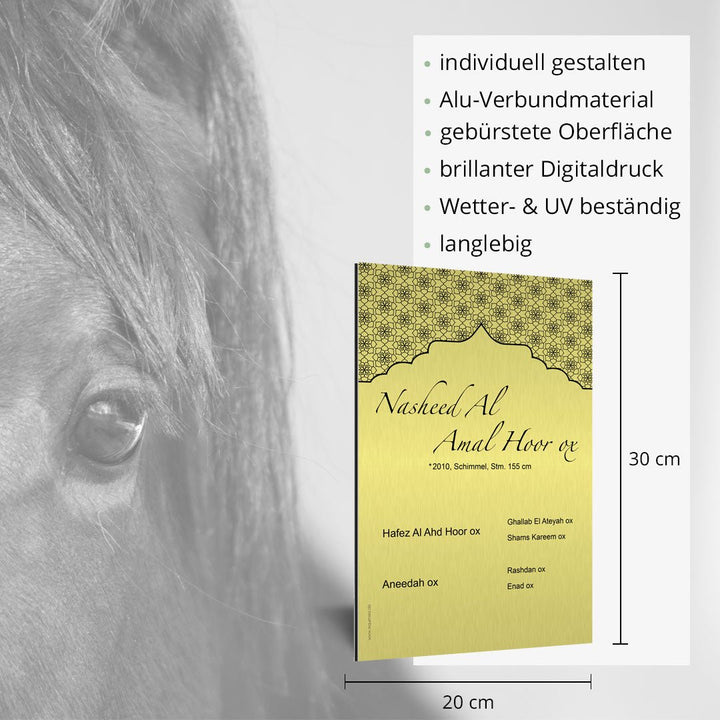 Boxenschild Saher - EQUIMEA