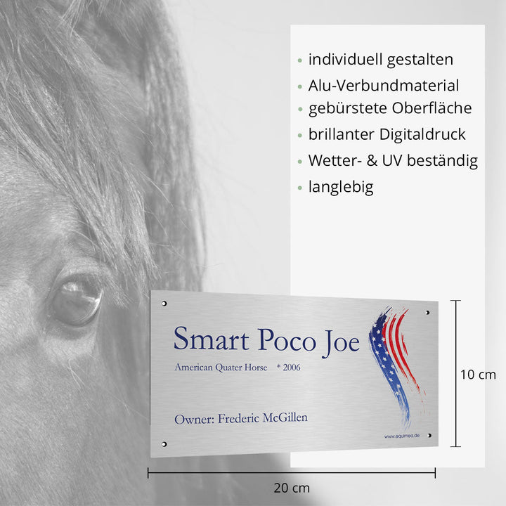 Boxenschild Tovero - EQUIMEA