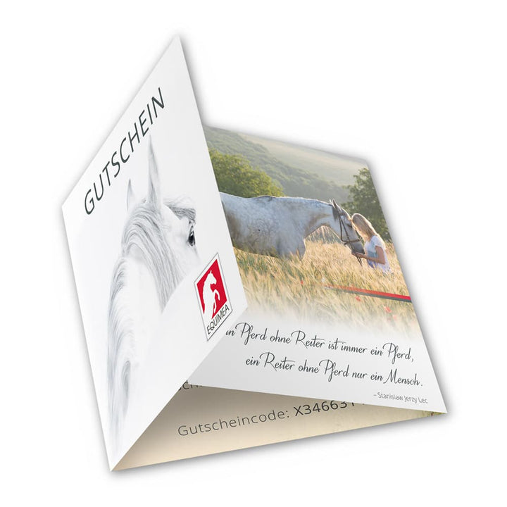 Gutschein für ein Boxenschild in 20 x 30 cm - EQUIMEA