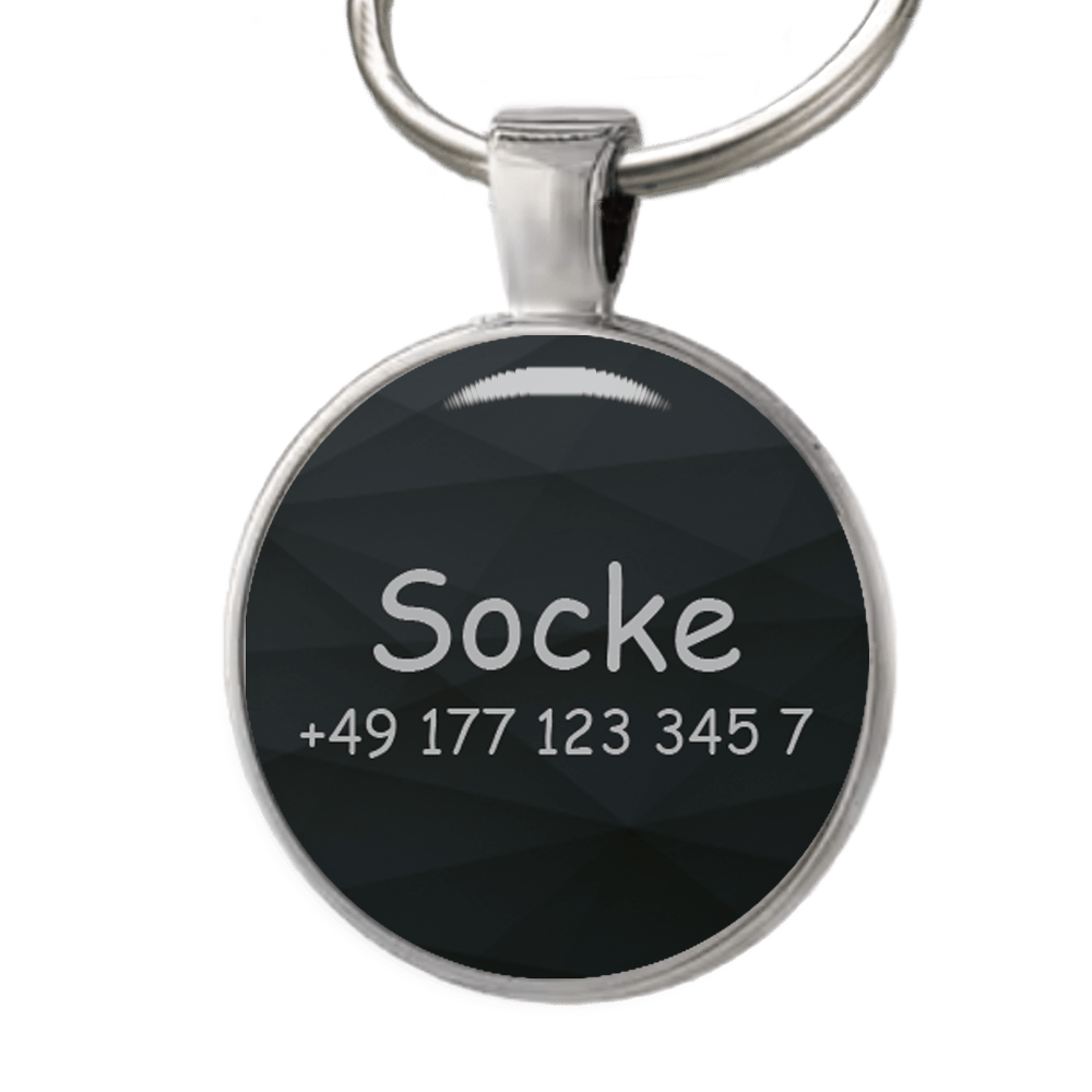 Hundemarke Black Stripes - EQUIMEA