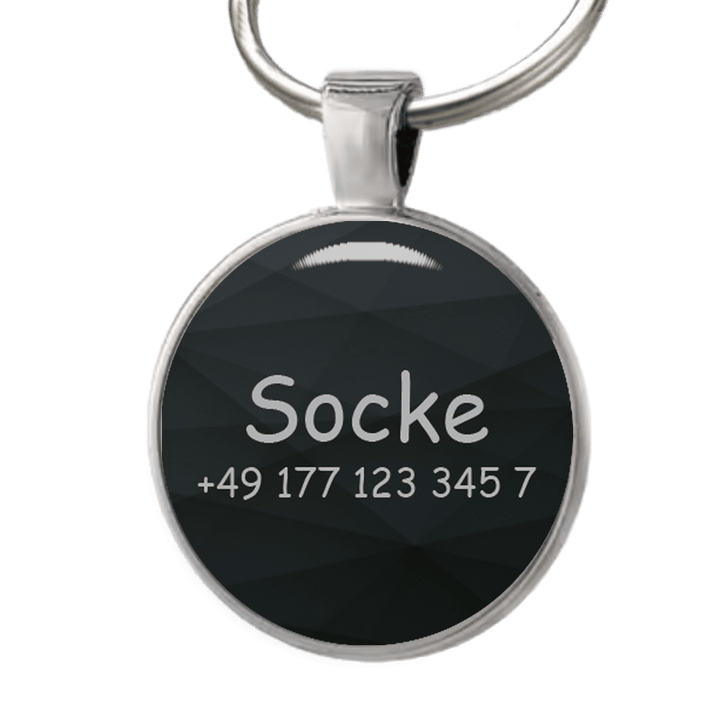 Hundemarke Black Stripes - EQUIMEA