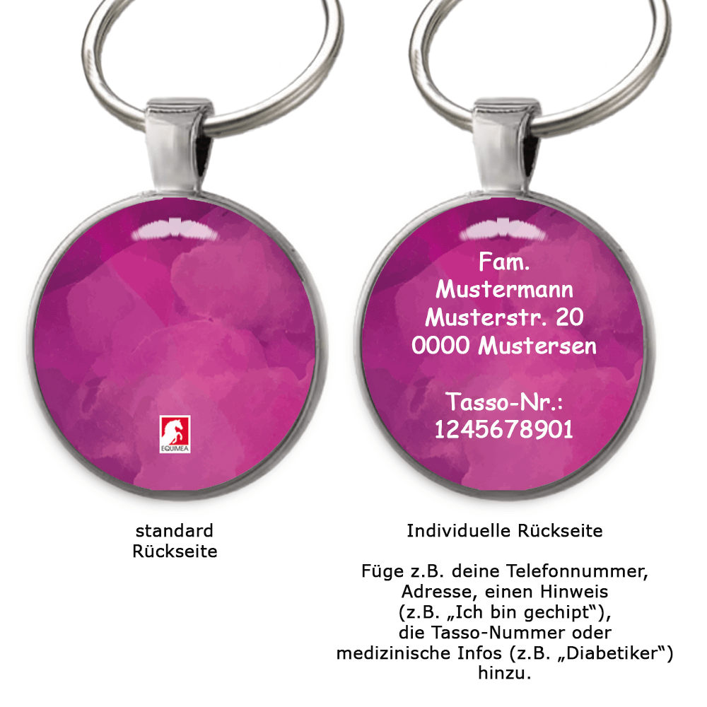 Hundemarke Coloredition Berry - EQUIMEA
