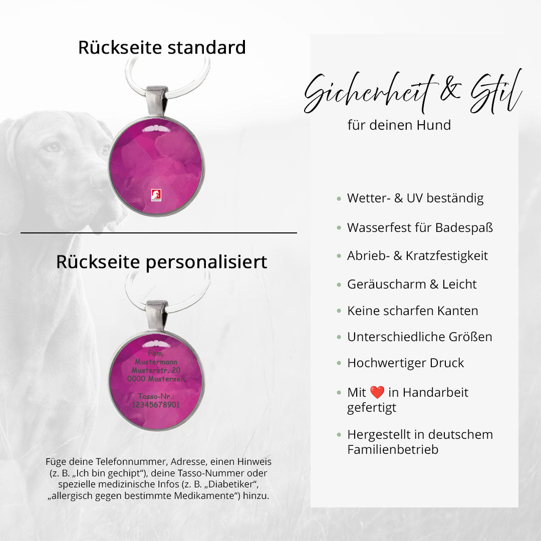 Hundemarke Coloredition Berry - EQUIMEA