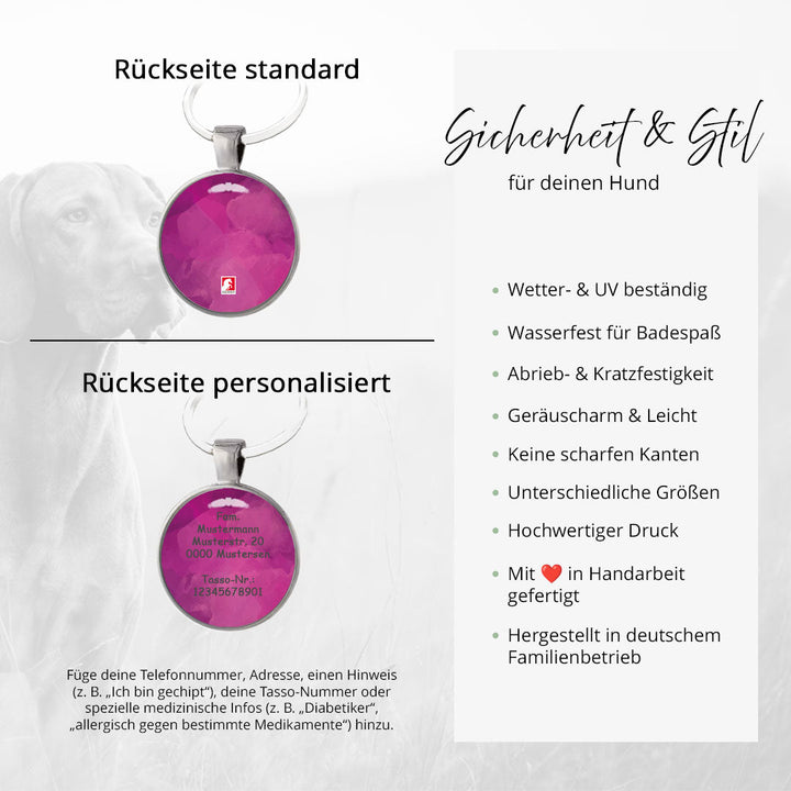 Hundemarke Coloredition Berry - EQUIMEA