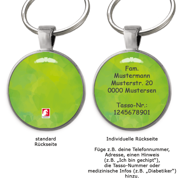 Hundemarke Coloredition Lime - EQUIMEA